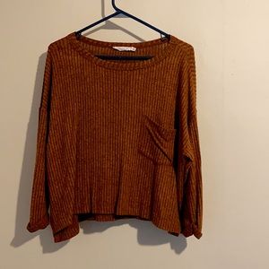Slightly cropped light weight sweater